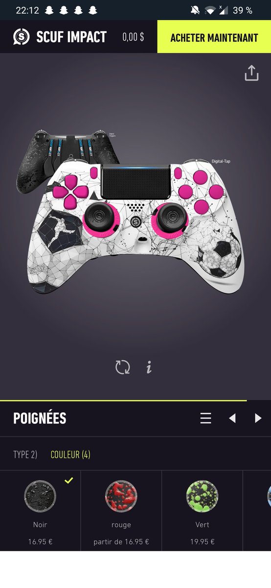 GameuseLalie's tweet photo. @YTExemple @ScufFrance Fane de Foote et Joueuse fortnite, la plus belle manette a mes yeux 🤩🤩😻😍❤️ https://t.co/NHbnkDQsOu