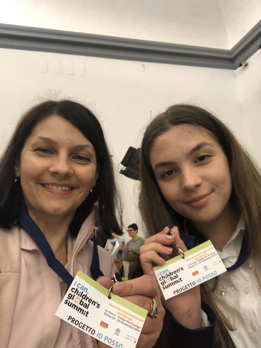 annadudich's tweet photo. Our students presented a traditional Ukrainian handmade doll “motanka” to @kiranbirsethi the founder of @icandfc movement and got the honorable medal from the Mayoress of Rome. It’s the first time for #Ukraine at the #ICANSummit and we are happy to share the “I Can” spirit! https://t.co/9PGMRe7gf2