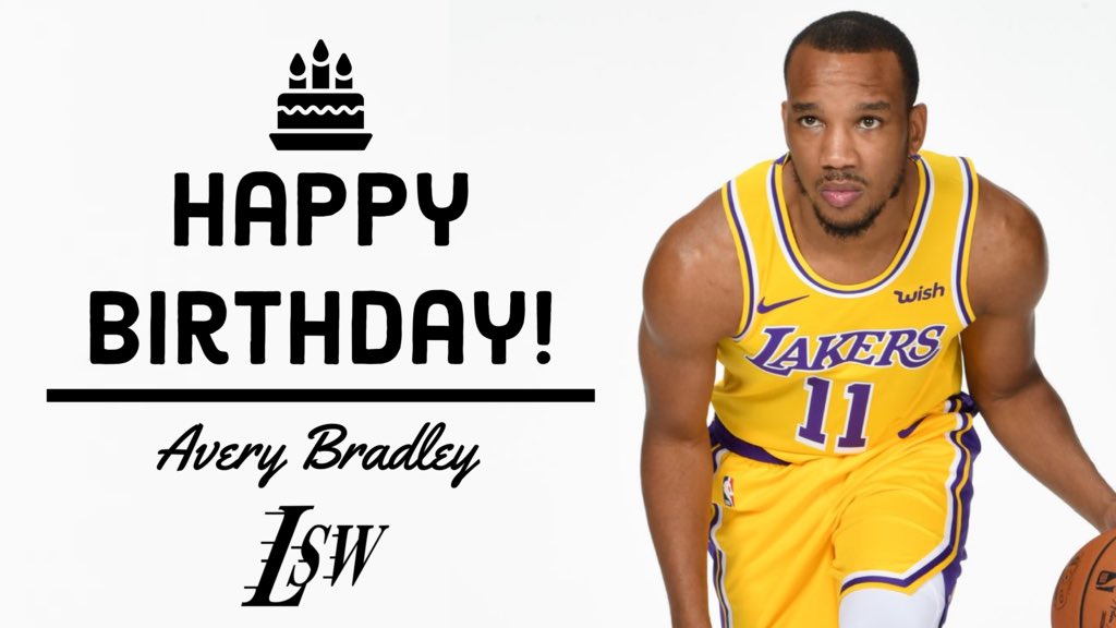 Join us in wishing Avery Bradley a Happy Birthday!   