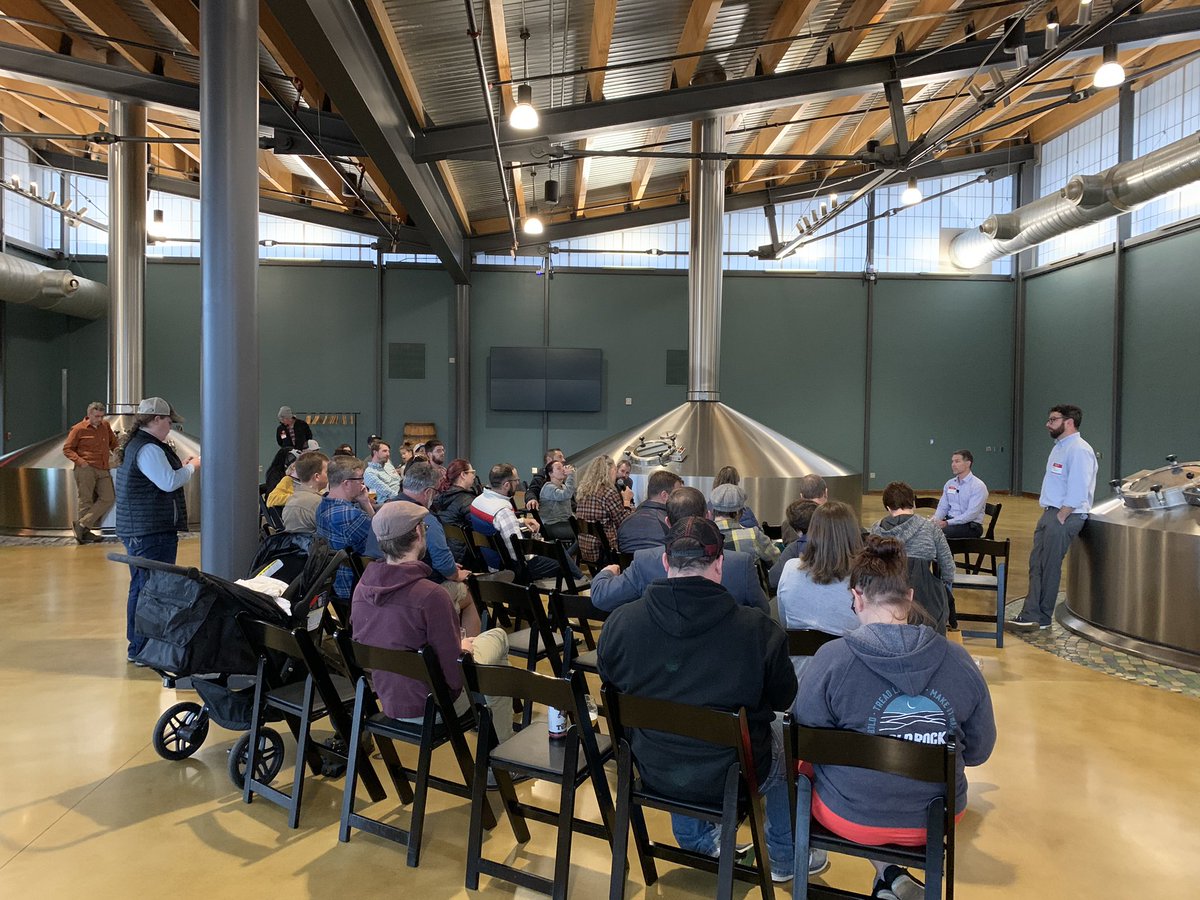 Community conversation with our friends from <a href="/newbelgium/">New Belgium Brewing</a> - - the open dialogue is much appreciated. <a href="/avlbrewers/">AVL Brewers Alliance</a> #ncbeer #avlbeer