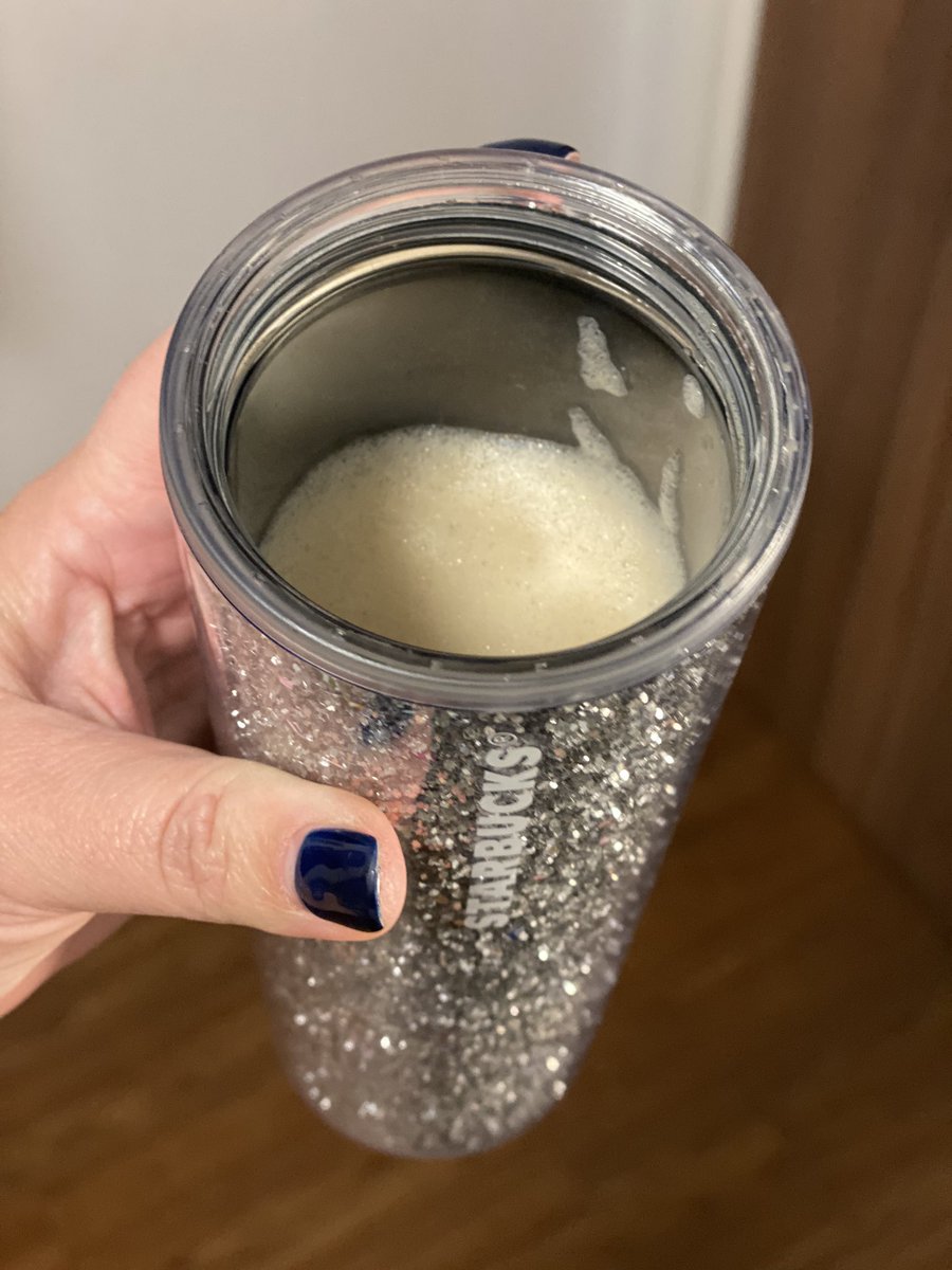Anne0477's tweet photo. @StarbucksUK Have a word with your Edgeware Road team pls! Order was wrong which they did correct but when I took the lid off to add sweetener a good third of my Grande WET latte that I paid for has magically disappeared 🤔 (I’d left the store at this point) https://t.co/dn8iV2AN8Y