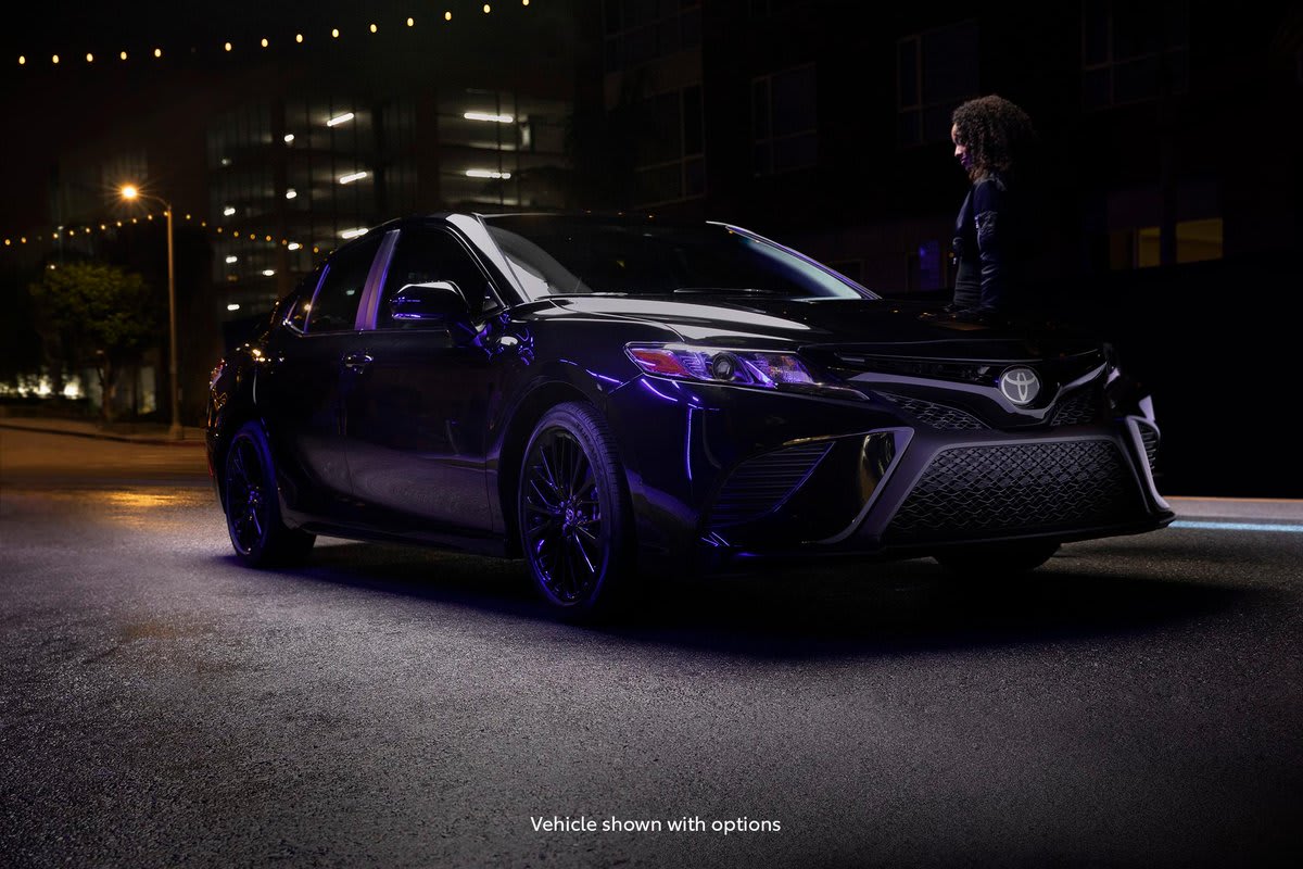 GrayDanielsToy's tweet photo. Nights will never be the same in the 2020 #Camry #Nightshade #LetsGoPlaces https://t.co/jAiZvRBBmy