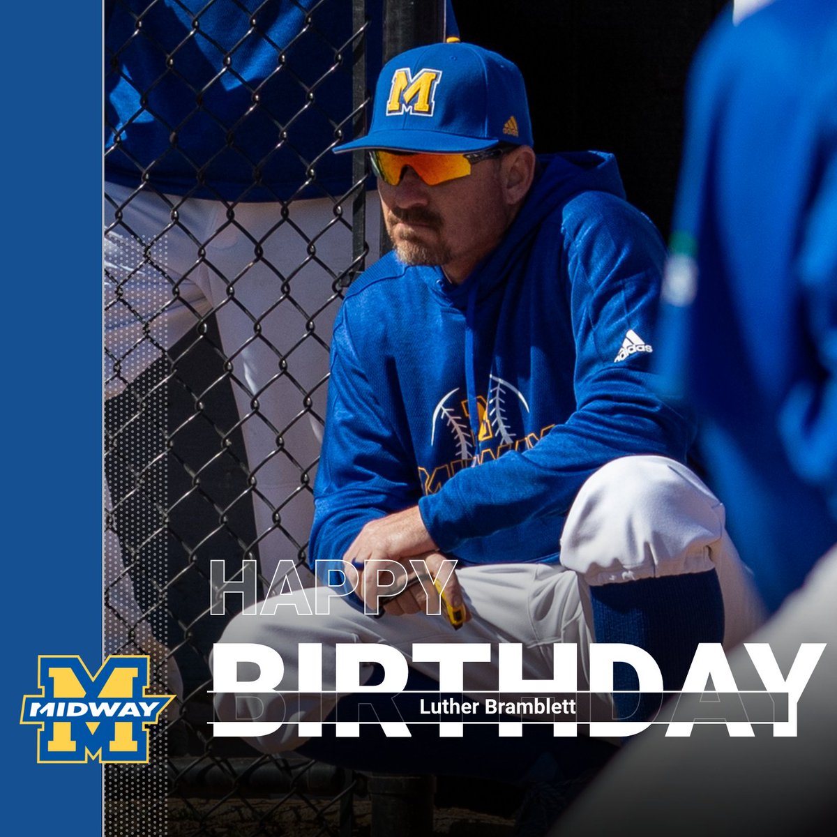 Midway Eagles (@gomidwayeagles) on Twitter photo We couldn't let the day go by without wishing <a href="/MidwayUBaseball/">Midway University Eagles Baseball</a> coach, Luther Bramblett (<a href="/CoachBram5/">Luther Bramblett 🧢</a>) a very Happy Birthday!
Happy Birthday Five, hope you have a great day! We couldn't let the day go by without wishing <a href="/MidwayUBaseball/">Midway University Eagles Baseball</a> coach, Luther Bramblett (<a href="/CoachBram5/">Luther Bramblett 🧢</a>) a very Happy Birthday!
Happy Birthday Five, hope you have a great day!