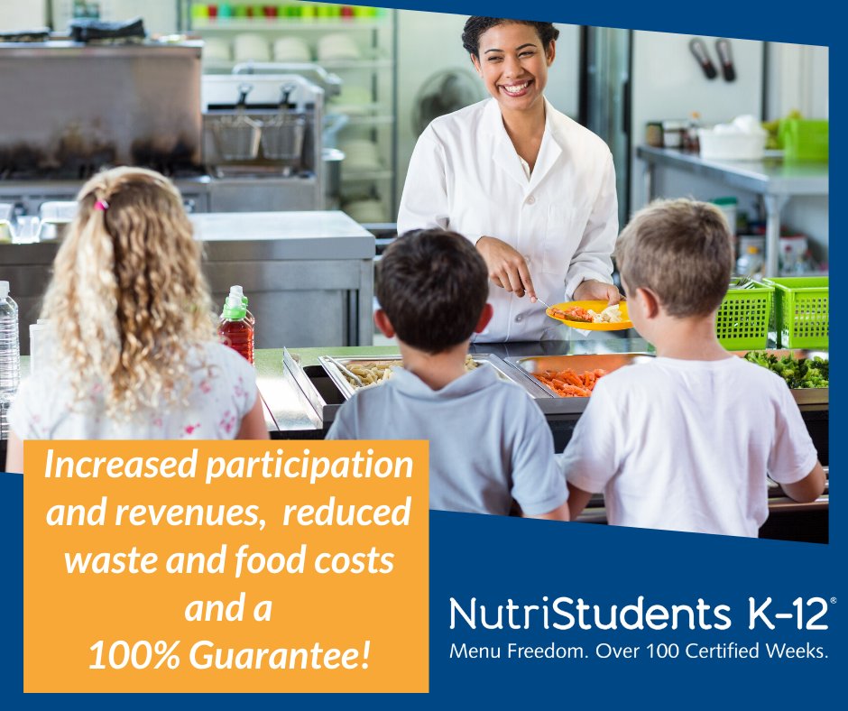 MenuFreedom's tweet photo. No other program on the market today compares to NutriStudents K-12. Let us help you simplify the work of managing vibrant and compliant K-12 school lunch programs. If you don't love it, we'll refund your money! #menufreedom #schoolmealsthatrock https://t.co/csk1YowpGQ