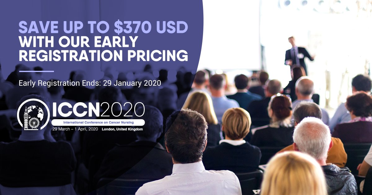 ISNCC's tweet photo. Join over 500 cancer nursing leaders from around the globe in London, United Kingdom for the International Conference on Cancer Nursing! With our Early Registration pricing, save up to $370.00 USD on registration! 

To learn more, visit: https://t.co/X8iHR1aH5q #ICCN2020 https://t.co/HcZsh02h2G