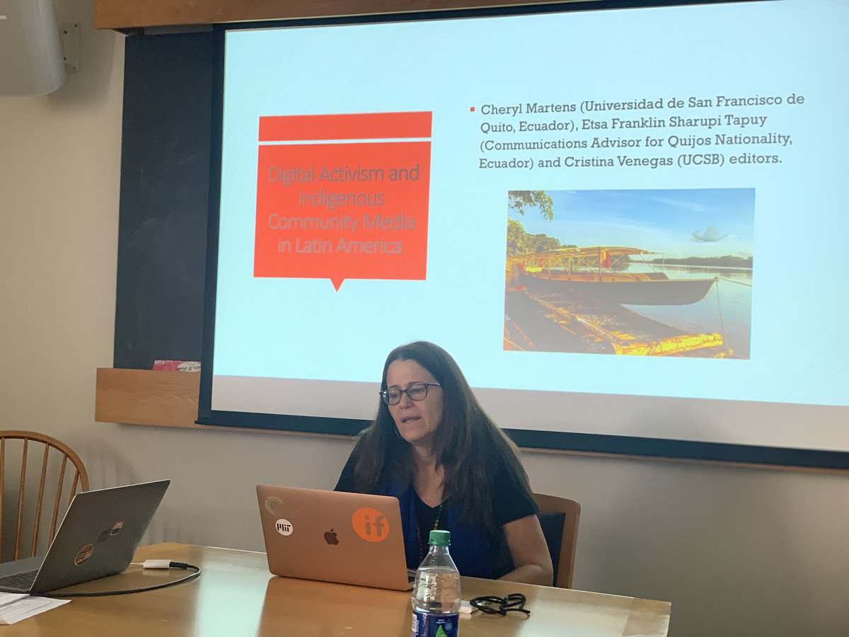 MIT_GMTaC's tweet photo. Last week, the #GMTaC Lab kicked off the Global Media Dialogues series with a research workshop on Media and Technology in Contemporary Latin America featuring Professor Cristina Venegas from UC Santa Barbara.
@mit_cmsw @MIT_SHASS @ucsantabarbara @MIT @SHASS4Students https://t.co/ROki64BcxM