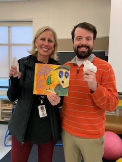 2ndLme's tweet photo. Mr. Rowe and Mrs. Simon @jen_simon10  came to read to us today about protecting ourselves from germ! It's always one of our favorite guest reader days! @SchmitzMeierhof @cbarthur96 @MahersMinions @MsGraham_LME @clarkslmecrew https://t.co/ftzKgoDQSM