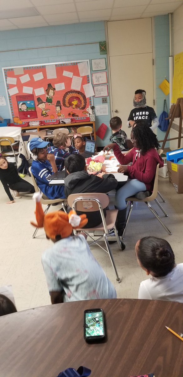 pmoylan1029's tweet image. Thank you fourth grade for an awesome Thanksgiving Readers Theater performance today! Great job! #buddyclass