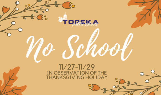 As a reminder, there is no school in session Nov. 27- Nov. 29 in observance of Thanksgiving. ✨🍁 Have a safe and happy holiday! #WeAreTPS