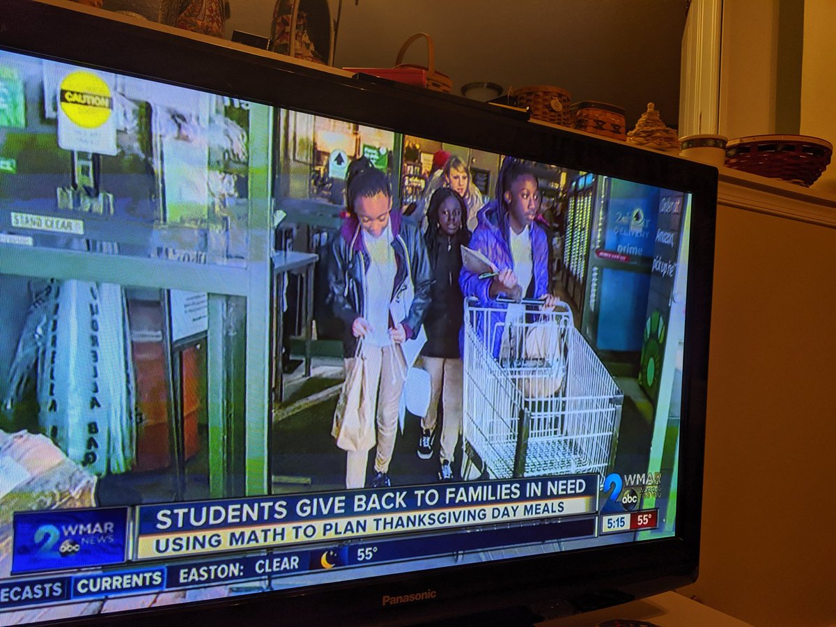 AACPS_PK5Math's tweet photo. #MathInTheNews Thanks @WMAR2News for showcasing real life mathematics! 🦃🦃🦃 https://t.co/Np68nAhg5f