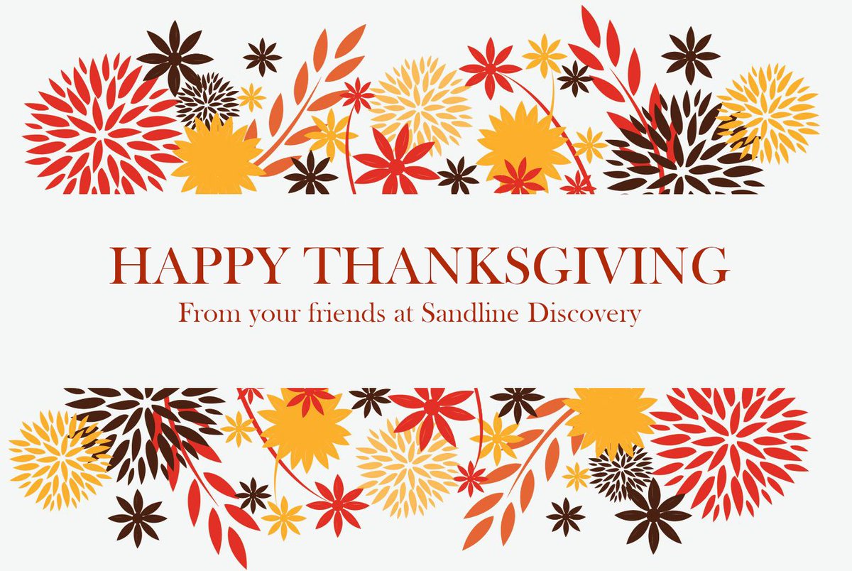 SandlineEDD's tweet photo. Dear friends, families, colleagues, partners and clients: Happy Thanksgiving! https://t.co/d9TjGAPg1t