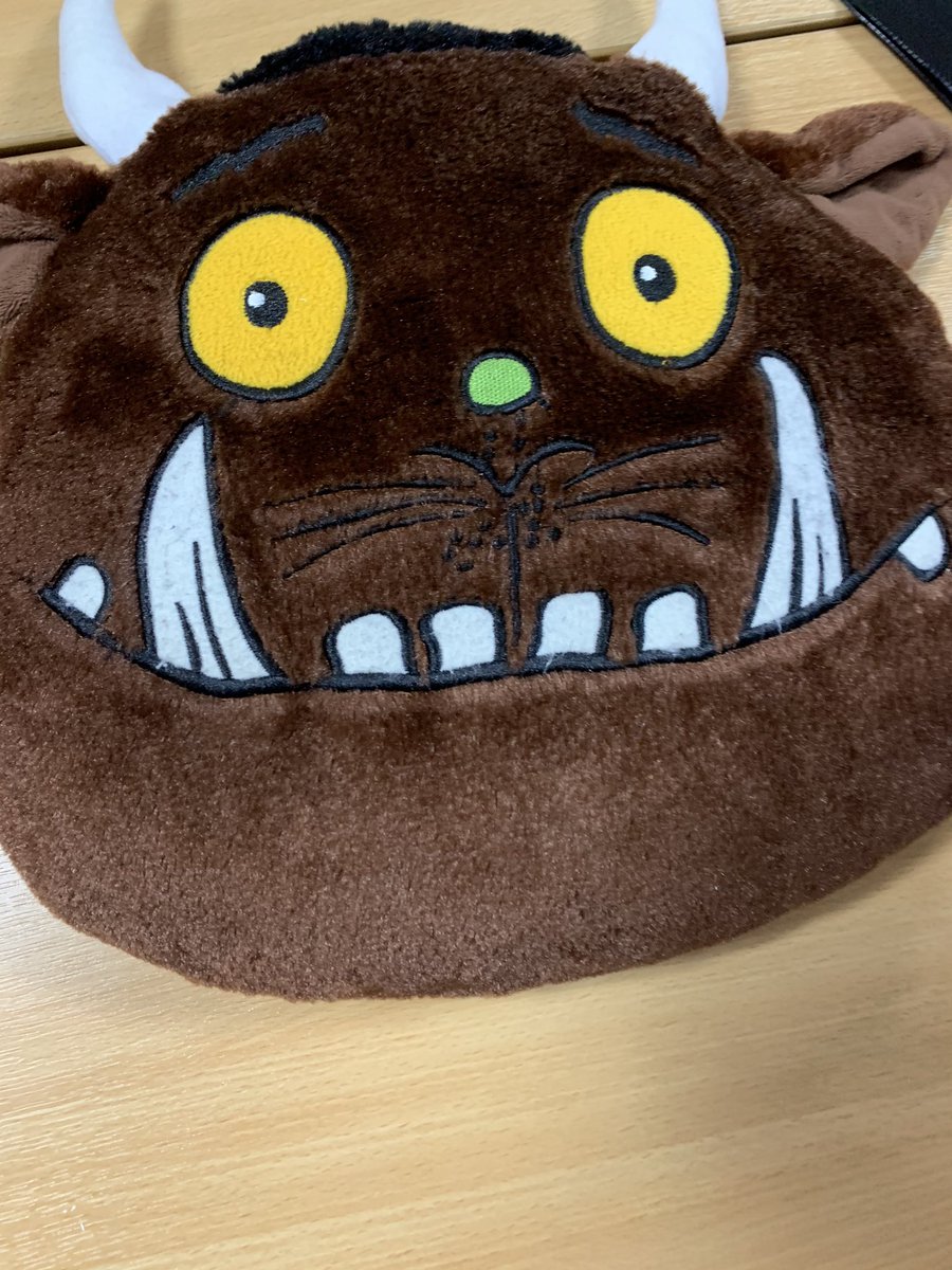 EYKilwinning's tweet image. Stewart’s story sack was inspired by his son’s love of the book and included “the Glasgow Gruffalo” to compare Scots language to English