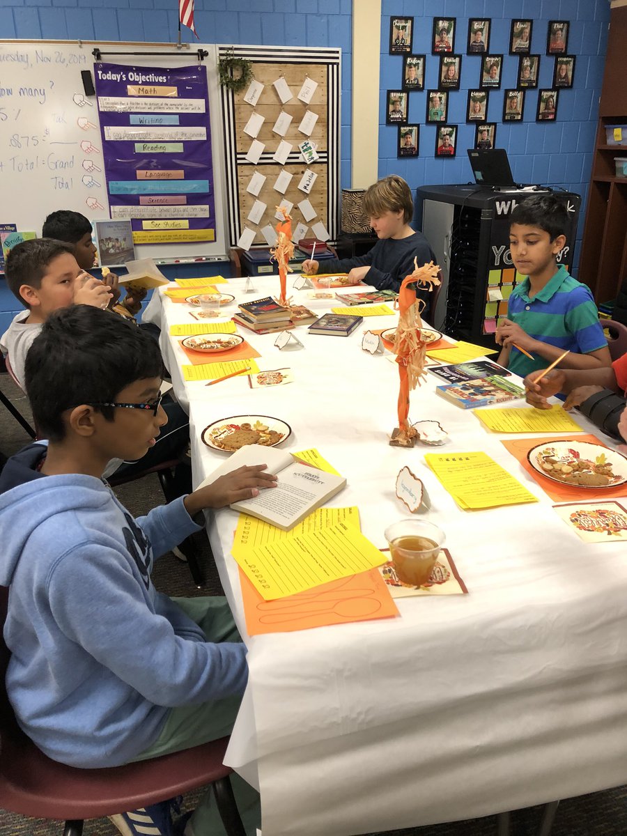 5B had a book tasting today. Mrs. Bain waited on them as they tried out different books.  So much fun!  #glennovation