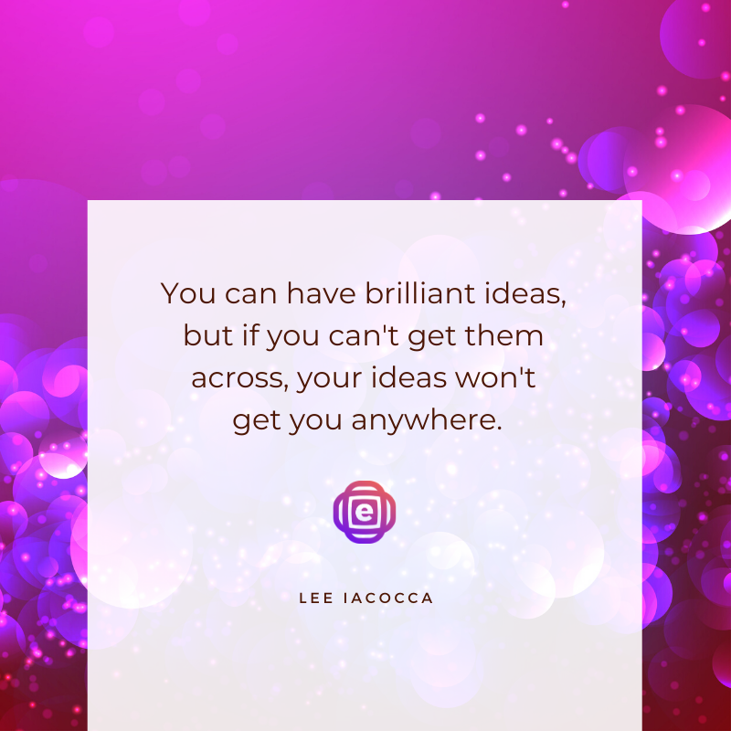 encaptiv's tweet photo. "You can have brilliant ideas, but if you can't get them across, your ideas won't get you anywhere." -Lee Iacocca
#communication #pitchlikeapro #publicspeaking #presentations #quoteoftheday #quote #inspiration #communicationsuccess #startup #techstartup #ideas https://t.co/5ErcAAh78y