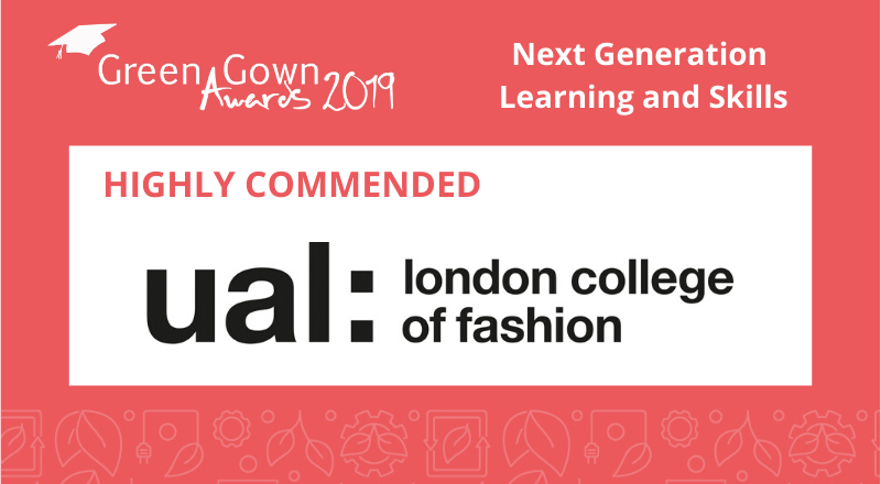 greengowns's tweet photo. Highly Commended for the Next Generation Learning and Skills Award is @LCFLondon https://t.co/3PdP8j1sgw https://t.co/8L3tAHq6SC