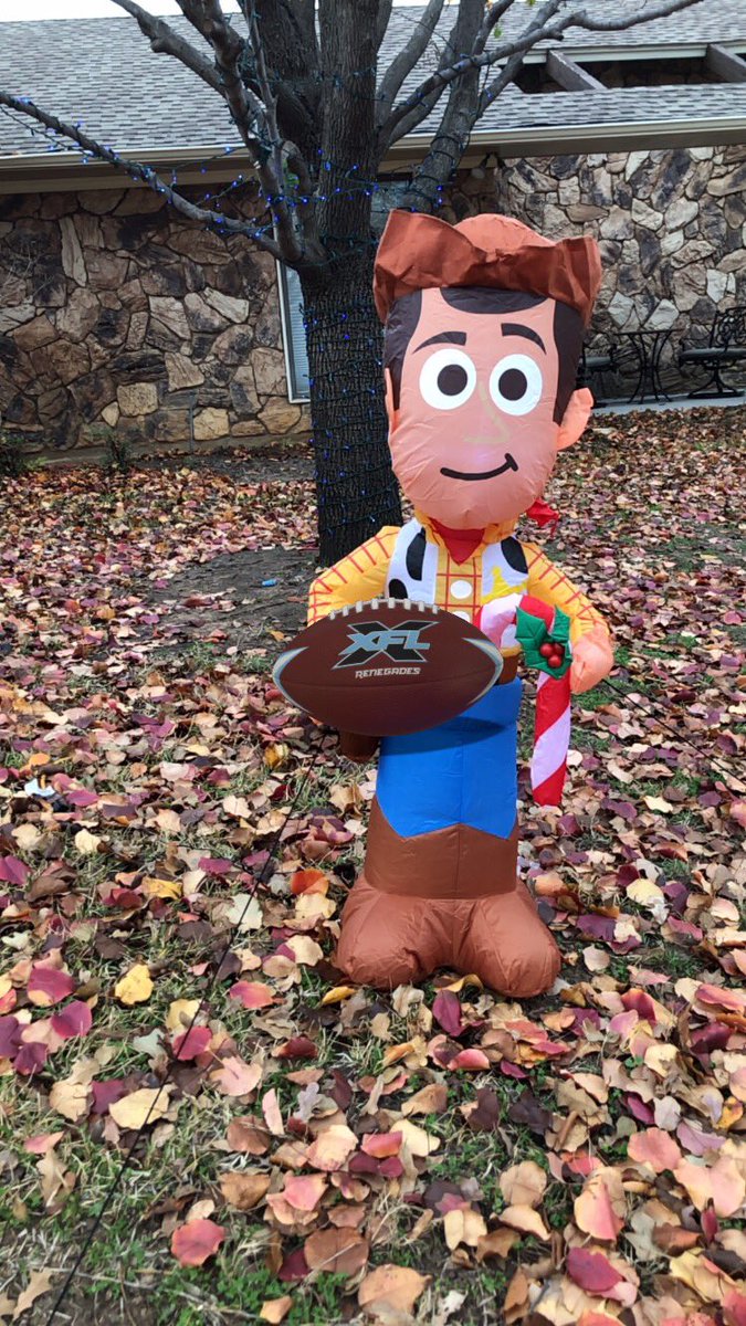 Keep it high and tight Woody!! <a href="/XFLRenegades/">Arlington Renegades</a>