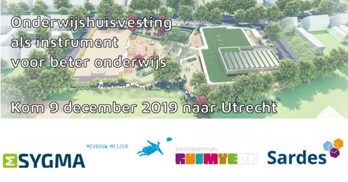Werkt uw gemeente ook aan goede onderwijshuisvesting? Heeft uw bestuur de zorg voor goede huisvesting? Is beheer en exploitatie ook een opgave? Ziet u goed ontwerpend onderzoek ook als een meerwaarde? bit.ly/2XOYapf