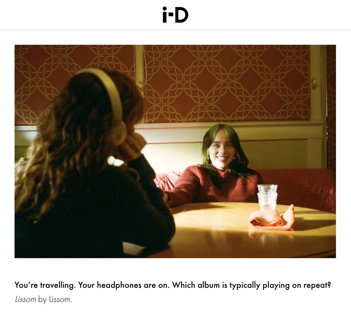 Billie Eilish listens to good music. <a href="/LissomMusic/">Lissom</a>