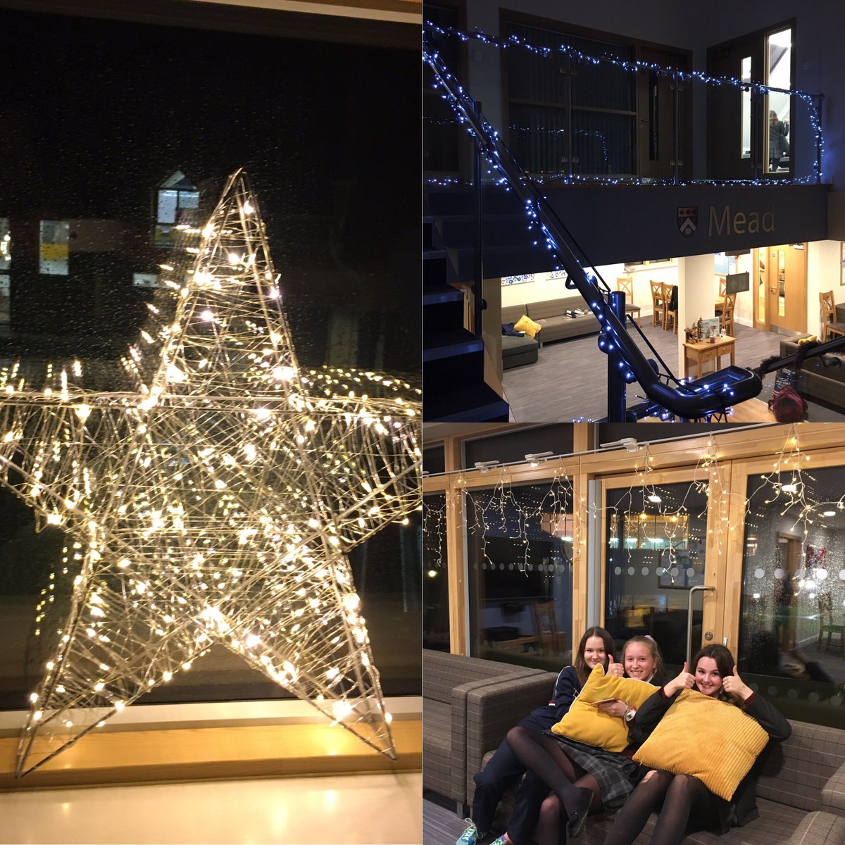 DCSMeadHouse's tweet photo. Did someone mention Christmas?? The decs are up #U6th #keen #itsstillnovember but in Mead “it’s beginning to look a lot like ..... Christmas 🎄 https://t.co/Lv2zhTP0Y4