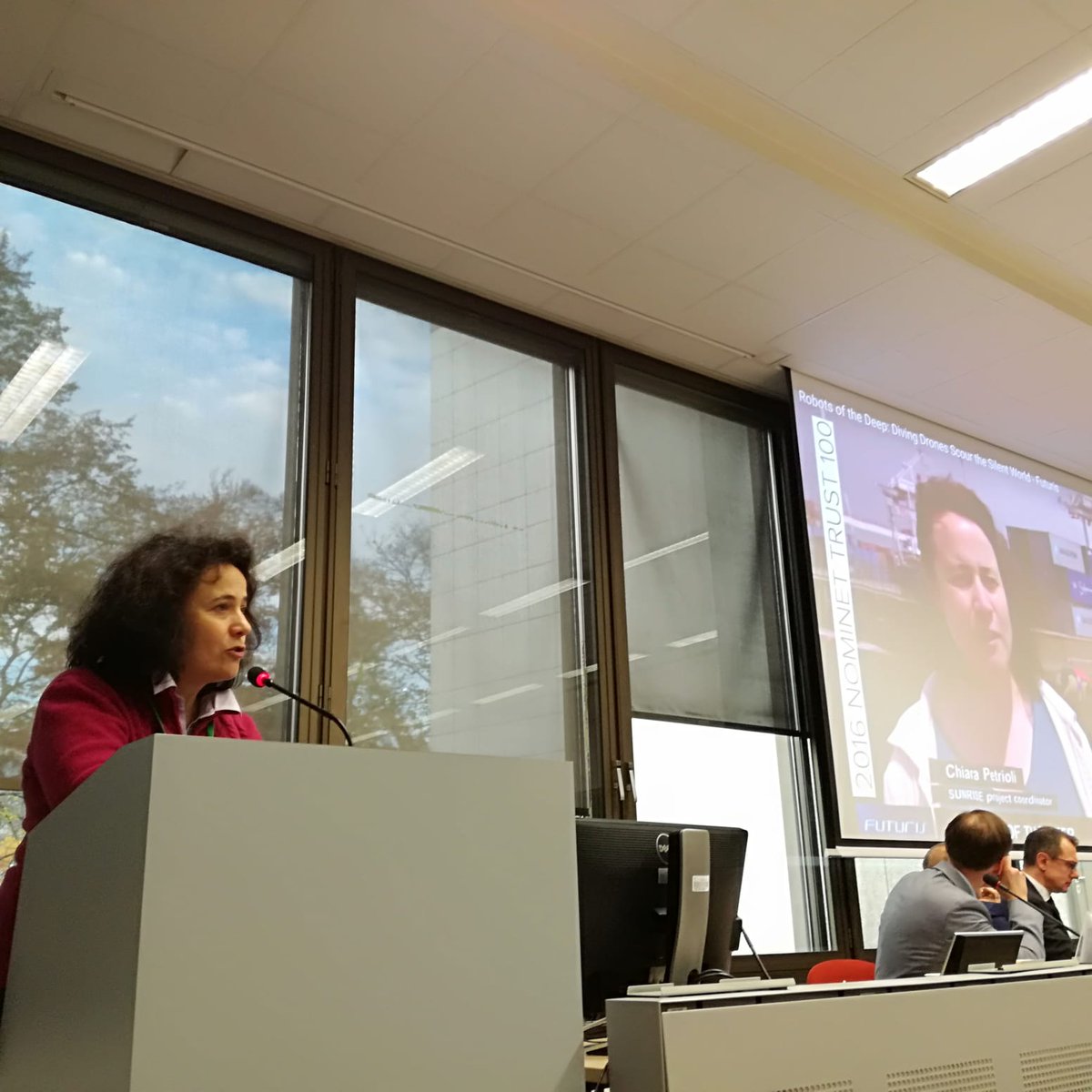 WSENSE_IoUT's tweet photo. Featured at  #BlueEconomyWindow event by @EU_EASME as the most innovative european company in the field of #internetofunderwaterthings
Very inspirig speech of our R&amp;D Director @CPetrioli ! https://t.co/mnAYWsoIn4