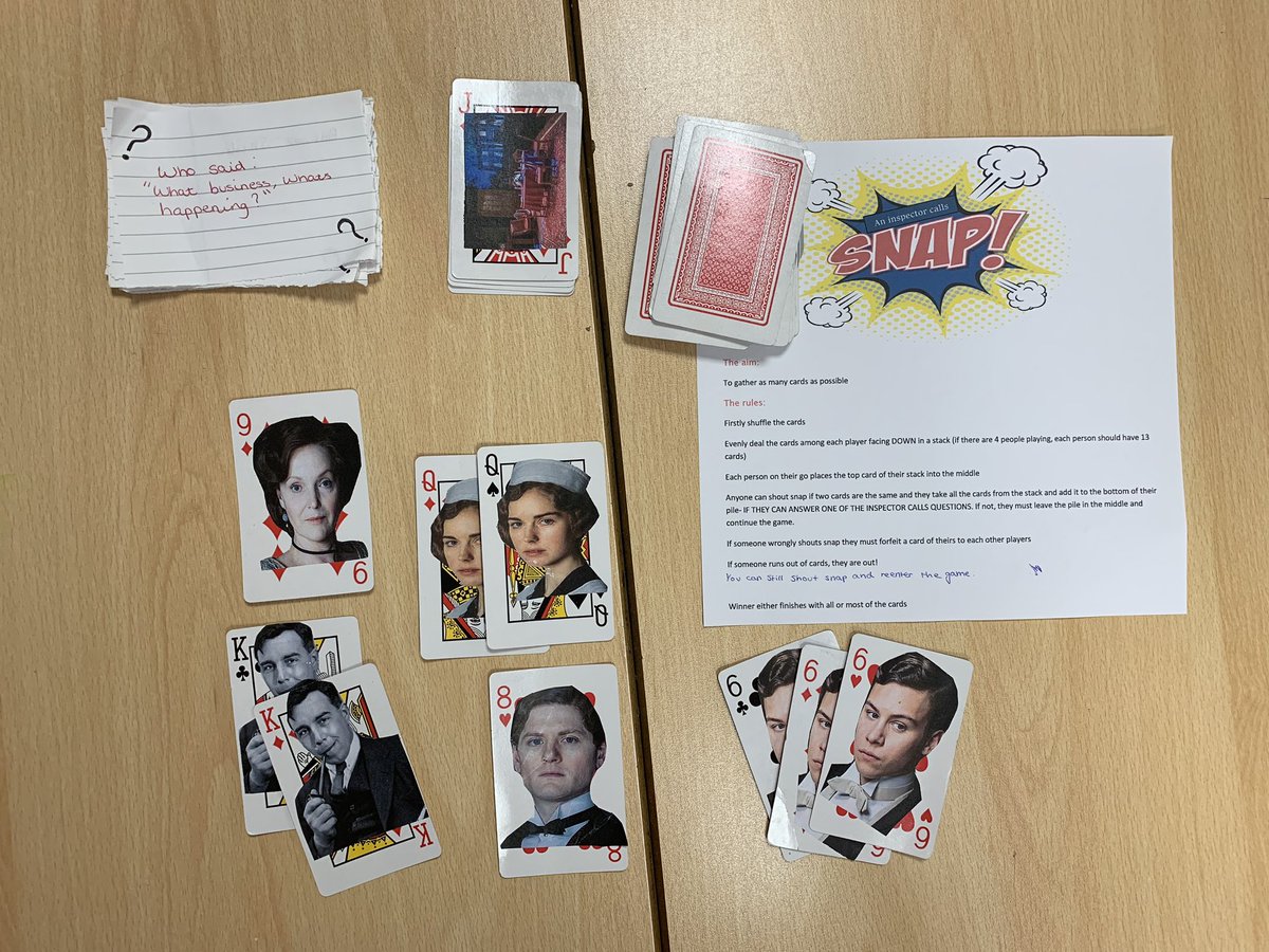 StRRCCollege's tweet photo. Great effort year 10 on your revision games for An Inspector Calls! #ActiveLearning #englishlessons 🕵️‍♂️ https://t.co/KI0wtLJplk