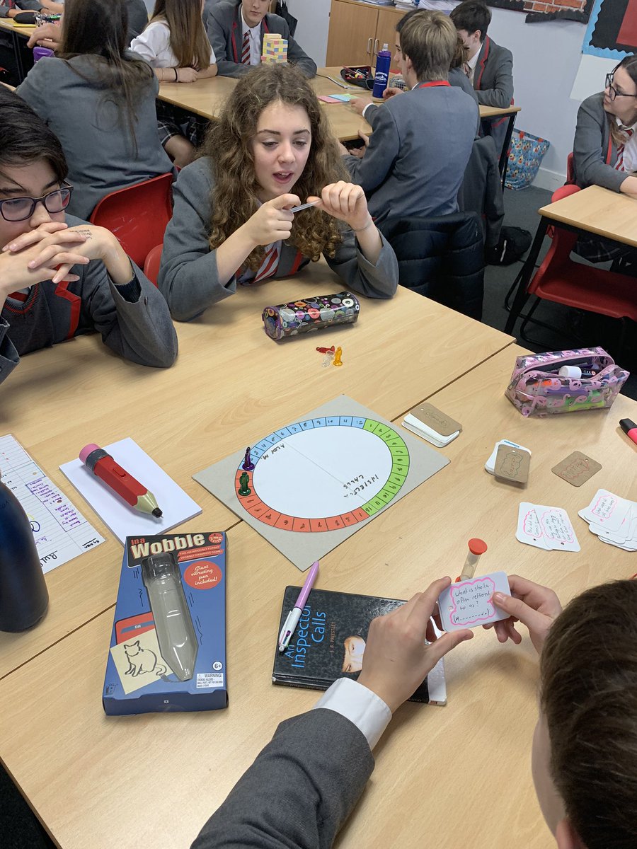 StRRCCollege's tweet photo. Great effort year 10 on your revision games for An Inspector Calls! #ActiveLearning #englishlessons 🕵️‍♂️ https://t.co/KI0wtLJplk