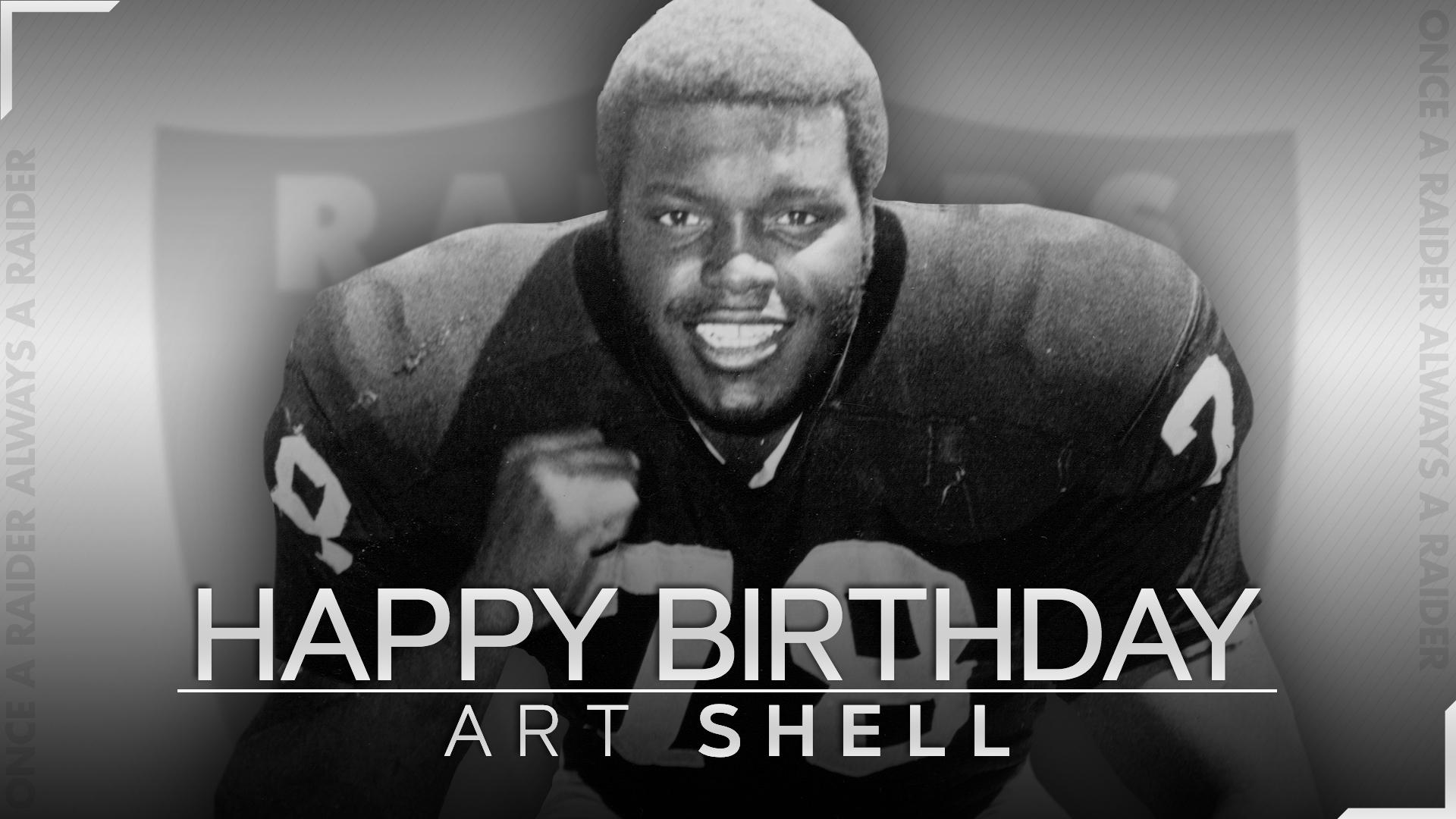 Happy birthday to Hall of Famer Art Shell 