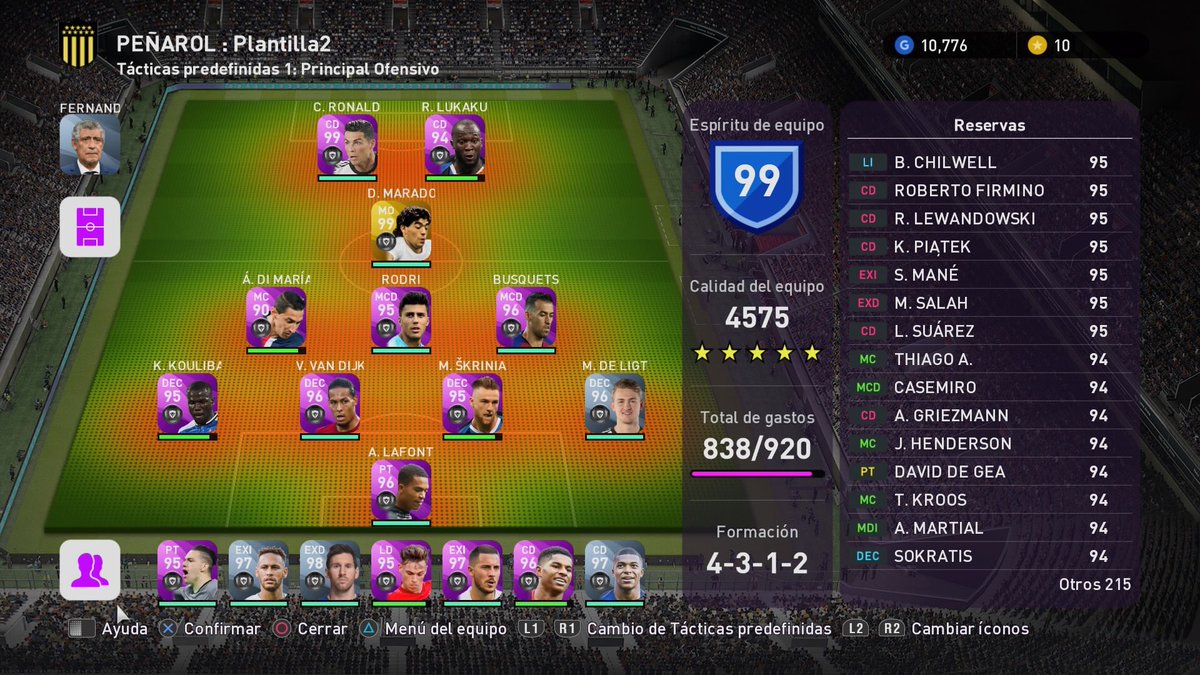 AlexanderVieta's tweet photo. Mi @OficialCAP en @PESlatam supero la valoración de 4500 vamos 💛🖤. @PesUruguay_ @officialpes @pes_tm @SecardenYT @EditemosPES @urufaces @PESmyClub @urufaces https://t.co/5GRZQ86eaN