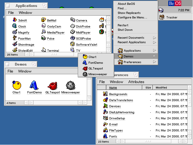 BeOS 5, forever lovely