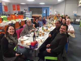 Students from UL enjoying a nutritional meal tonight at FET Centre, KRC. Good example of the LCETB-UL partnership where Level 9 students are learning about nutrition ⁦@LimClareETB⁩ ⁦@LimClareETB_FET⁩