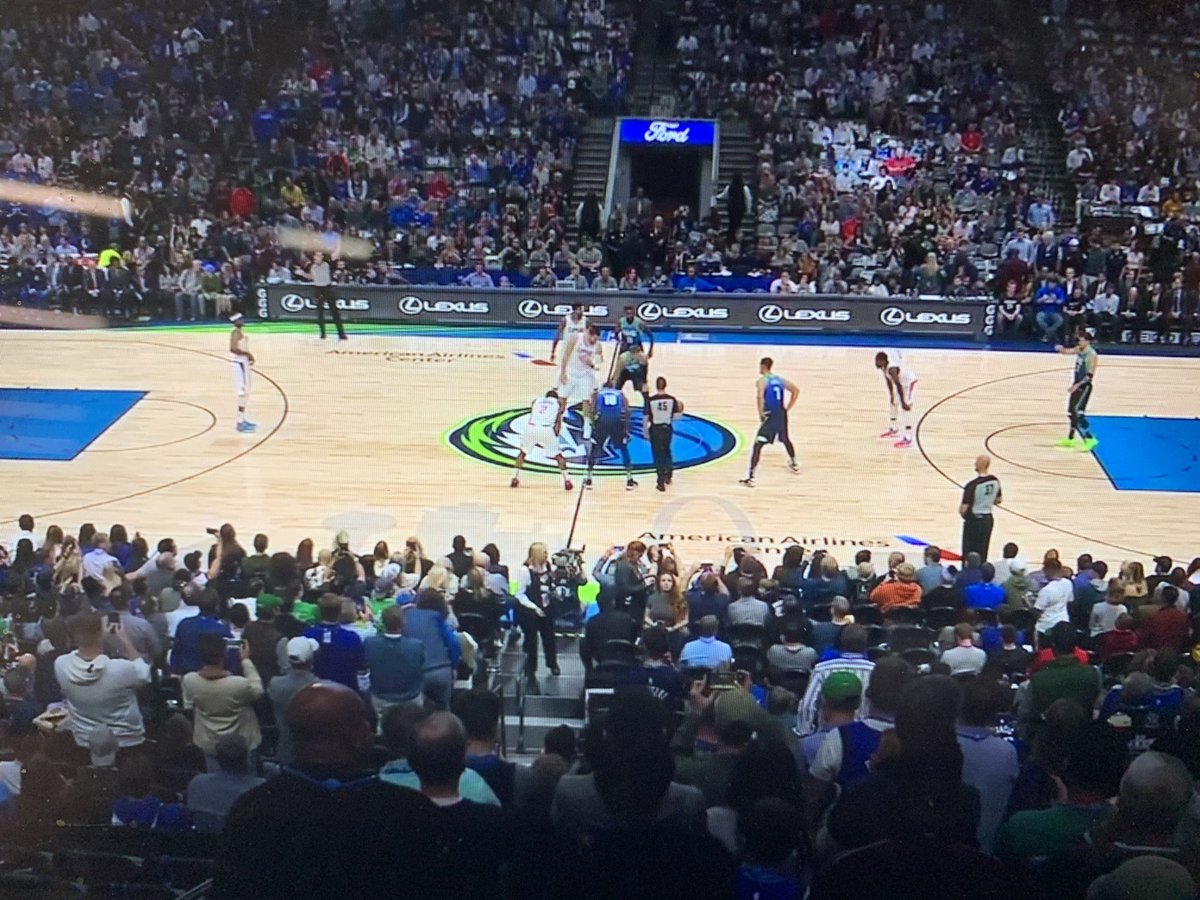 LopezSelby31's tweet photo. I must admit, the #MAVSCITY court is growing on me. I’m undecided on the jerseys, but they’re not nearly as bad as I thought they would be. #MFFL https://t.co/IwiNtClPha