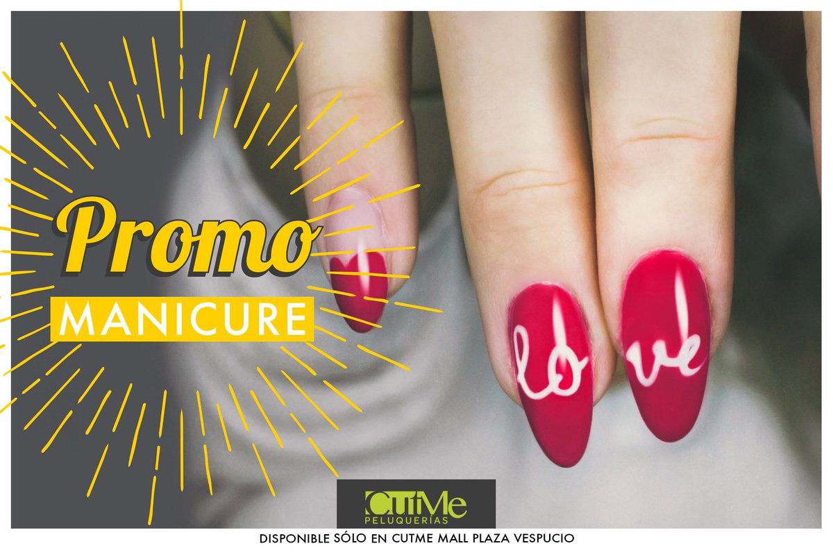 CutMePeluqueria's tweet image. Potencia tu Look con estas promociones en #CutMe 💅

✨ Manicure Permanente $15.900
✨ Manicure + Pedicure Tradicional $19.900
✨ Manicure + Pedicure Permanente $35.900

• Promoción disponible durante el mes de noviembre solo en CutMe Mall Plaza Vespucio.