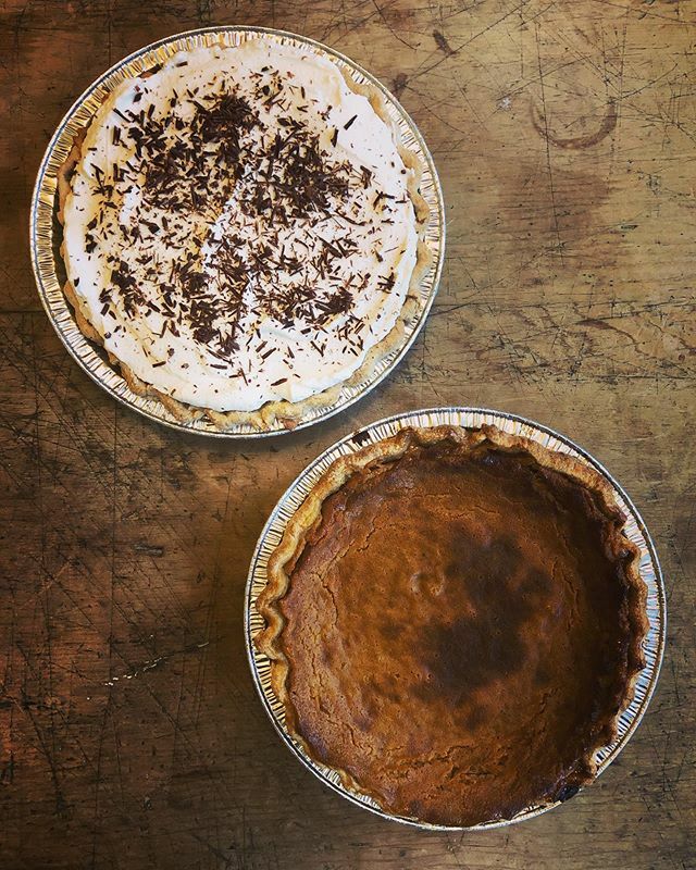 🥧Happy Thanksgiving🥧 We are open this week Tuesday-Wednesday and Friday-Sunday from 8am-3pm. Full service breakfast and lunch + pies, cookies, pastries, and savory goodies to take home in our case! #happythanksgiving