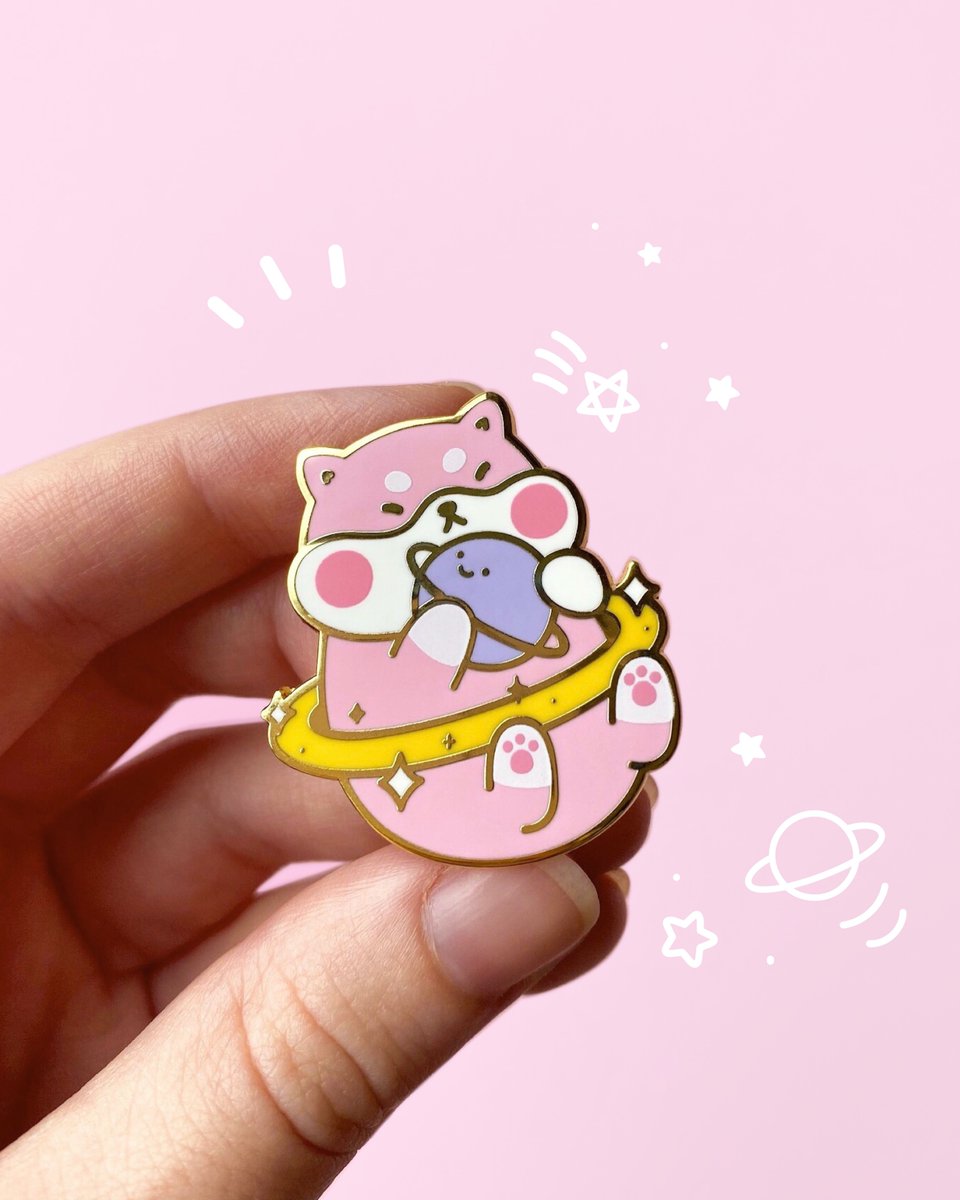 Shop_zoki's tweet photo. Our new Shiba Space Pin comes exclusively with the first 200 orders over $15 on our #BlackFridaySale. Sale Starts November 29 at 8 AM EST https://t.co/Maooy4RjDN