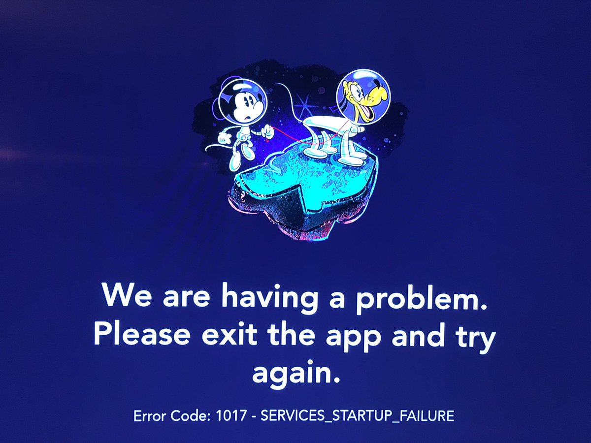 JayDiemPhoto's tweet photo. @disneyplus Error code 1017. Since Sunday. https://t.co/QJ6K3MJm5c