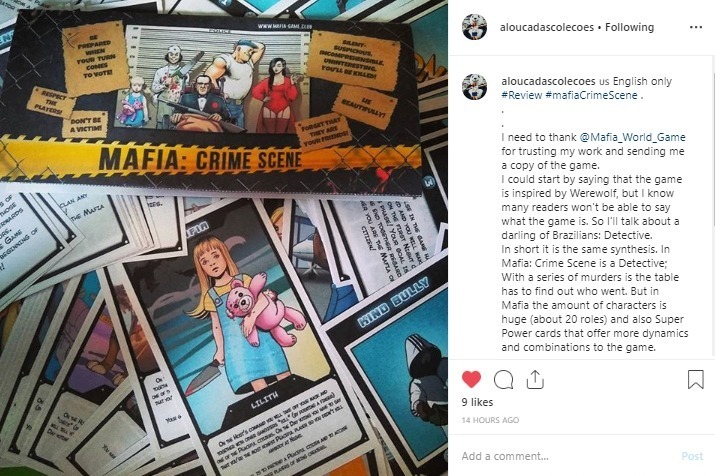 Hi gues! How is it going?⠀
We have a new review from Brasilia from @aloucadascolecoes⠀
instagram.com/p/B5I0wtijXd2/⠀
⠀
Review: I could start by saying that the game is inspired by Werewolf, but I know many readers won't be…
instagram.com/p/B5WLxk_BT-K