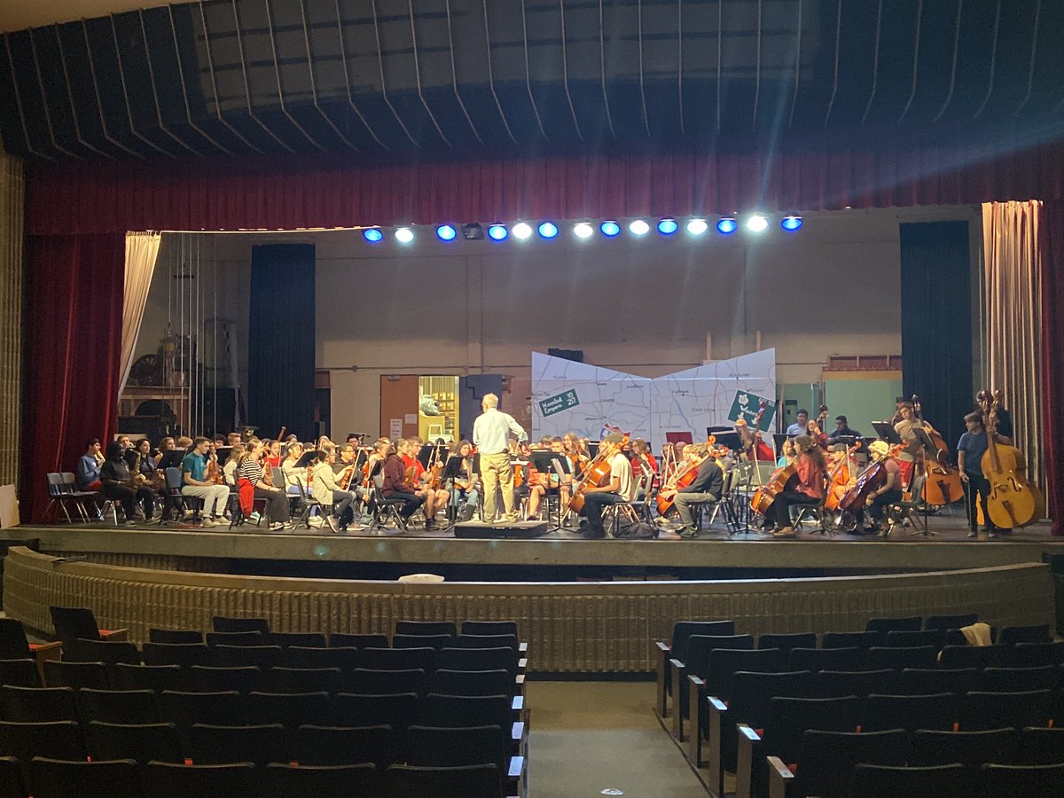 Students hard at work preparing today for the upcoming Seasonal Celebration under the direction of <a href="/rhaselhuhn/">Bob Haselhuhn</a> and <a href="/rileyday253/">Riley Day</a>. Make sure you attend one of the performances at White Auditorium on December 11 or 12 at 7:00pm. <a href="/EmporiaSpartans/">Emporia Spartans</a> <a href="/Emporia253/">Emporia Schools</a> #EmporiaProud