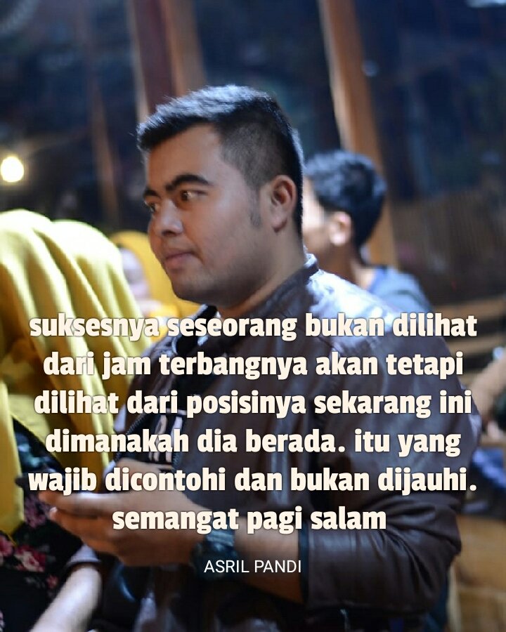 AsrilPandi's tweet photo. Hapuslah cerita kemarin,,, fokus pada hari ini, 
Semangat pagi...
#komidaATM https://t.co/MH7MyL524n
