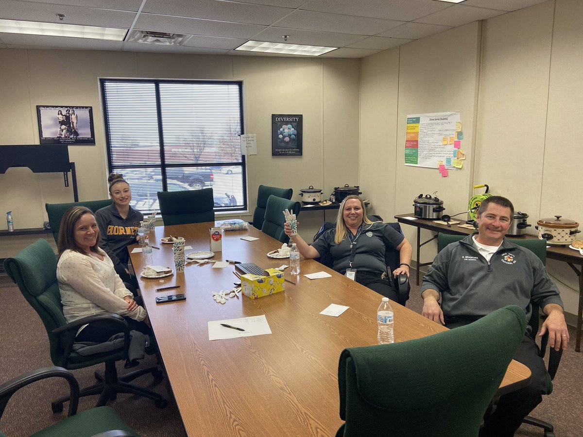 Thanks to our community partners for serving as judges at our annual staff chili &amp; dessert competition today at EHS! Tough job but somebody’s gotta do it! #EmporiaProud <a href="/EmporiaPD/">Emporia Police</a> <a href="/FlintHillsTech/">Flint Hills Tech</a> <a href="/emporiastate/">Emporia State Univ.</a> <a href="/EmporiaKSFD/">Emporia KS Fire Dept</a> <a href="/Emporia253/">Emporia Schools</a> <a href="/EmporiaSpartans/">Emporia Spartans</a>