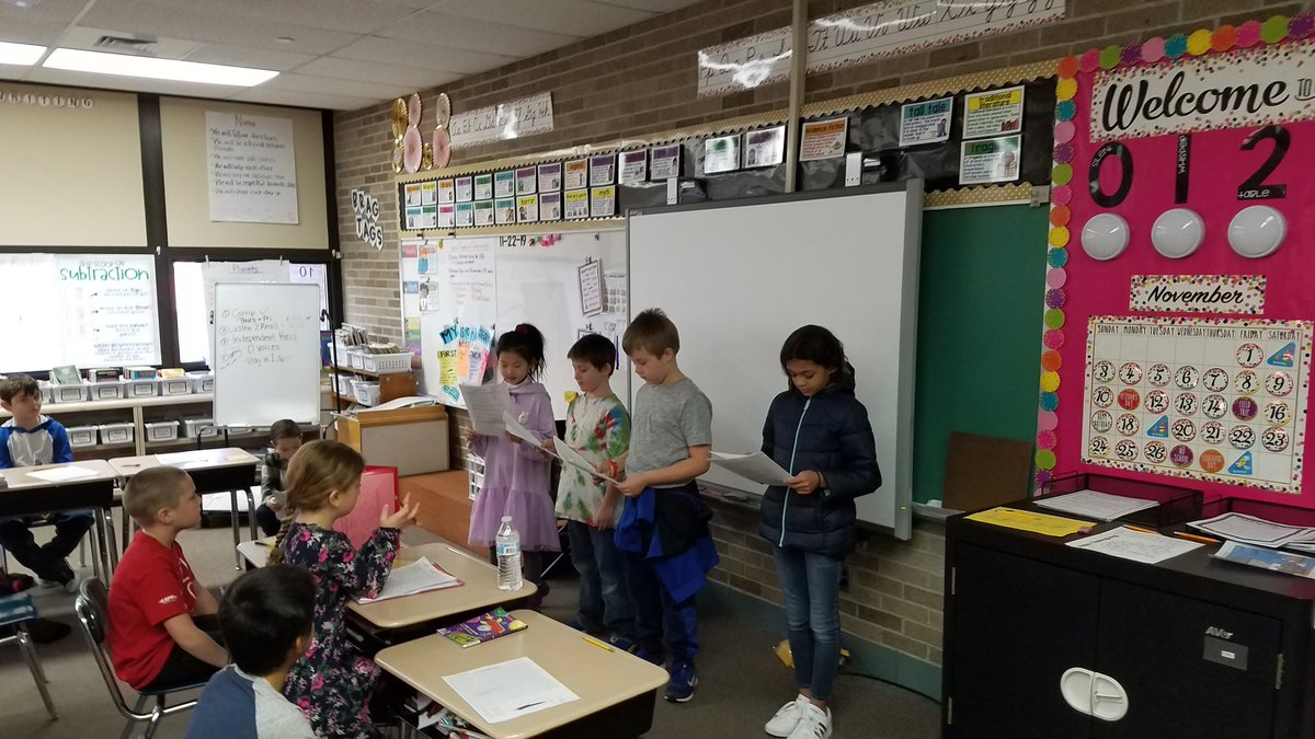 3rdCrimBGCS's tweet photo. Thanksgiving Reader's Theatres were a success! @francis_scruci @Zeb_Kellough @angschaal https://t.co/BjZBNzwiNO