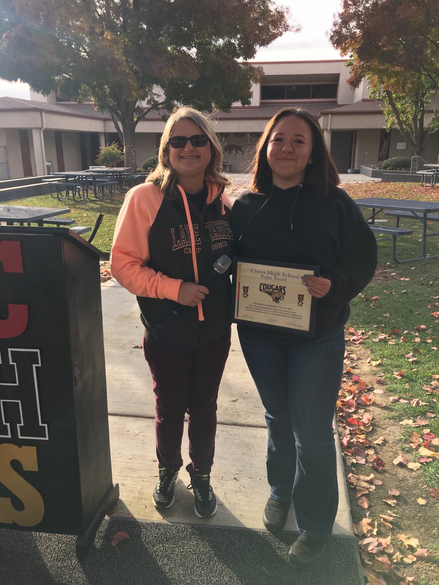 citrus_high's tweet photo. Students being honored for being Citrus STRONG https://t.co/2VFR74oaQv