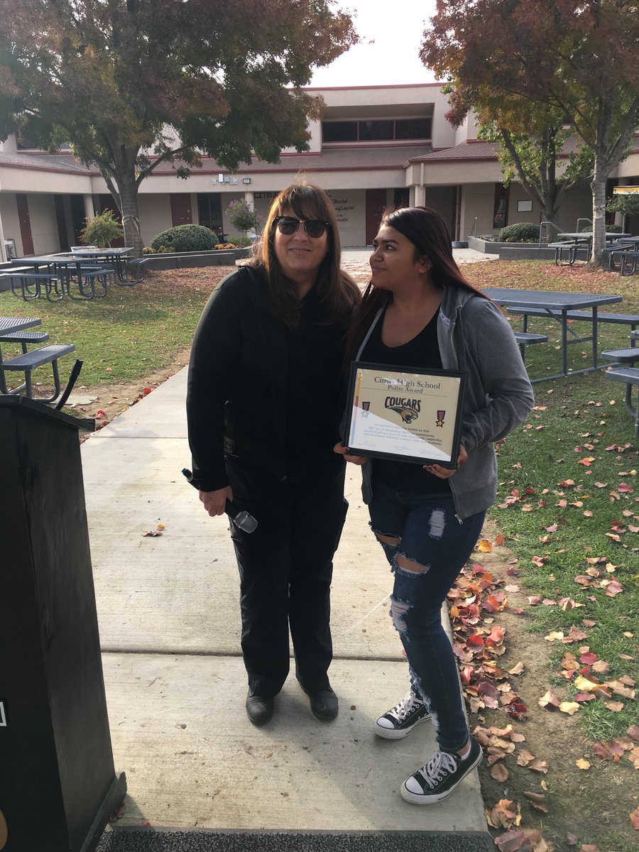 citrus_high's tweet photo. Students being honored for being Citrus STRONG https://t.co/L2FHCfBDO8