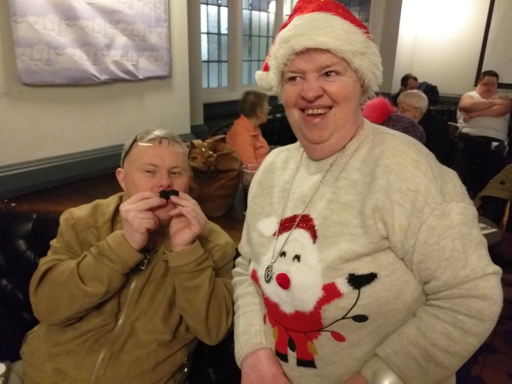 MM_Coventry's tweet photo. Wayfarers gateway club Starting the Festive season early with a Christmas pub meal out. We even pulled some crackers :D https://t.co/pkYtbHIYkl
