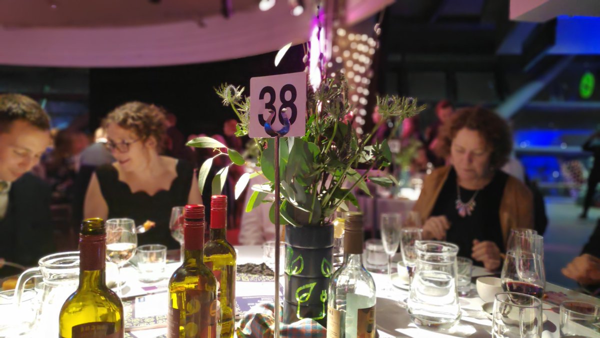 NoraLanari's tweet photo. Amazing evening at #table38 @greengown awards @gsc1! The #sustainableflowerproject @cbis was highly commended 'research with #impact'. @JillLTimms @DaveDBRS @AngelaCoulton. We are very happy & thankful and looking forward to doing more for sustainability in the flower industry💐 https://t.co/NJAbtk65G5