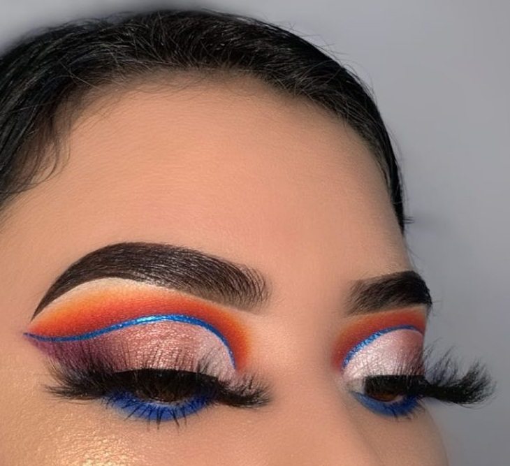 LAColorsusa's tweet photo. That glam, that blend, is 😍 @nathalyyy_1818 use our Liquid Metallic Liner in ‘Metallic Blue’ for that pop of color on her lid.
.
.
.
.
#LACOLORSCOSMETICS #I❤️MAKEUP
#lacolors #cutcrease #glam #thatblend #blendthough #blendtho #gorgeousmakeup #makeup #blueliner #blueeyeliner https://t.co/2J1zXSQzWu