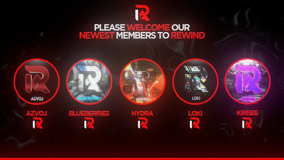 Welcome our newest memebers!
- @xAzvoj 
- <a href="/_blue_berry_1/">Blue Berry</a> 
- <a href="/Hydrafiedd/">High Hydra</a> 
- <a href="/loki1k_/">Lxkenn10</a> 
- @KirbEdits