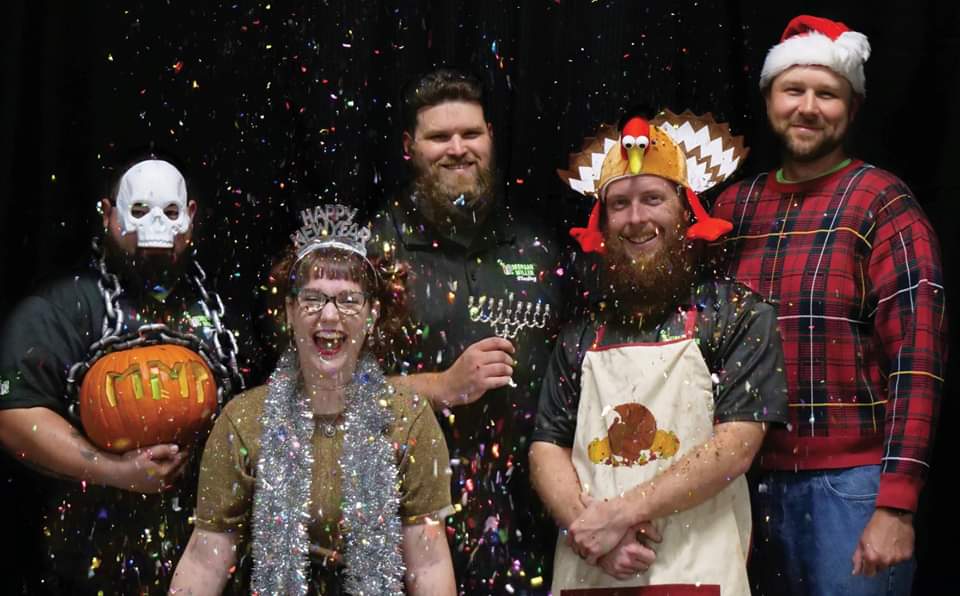 MorganMillerKC's tweet photo. We got confused...enjoy 'em all! Happy Holidays! We're here if you need us. π #mmpkc #holidaycheer https://t.co/7ANRugOHdY