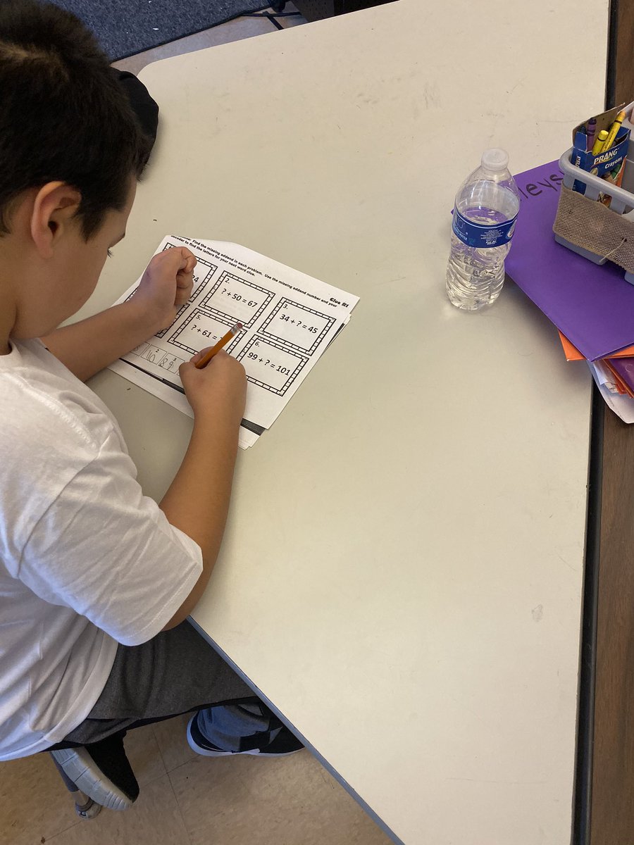 NickSiudela's tweet photo. We had a blast today attempting an #escaperoom in our classroom. #studentengagement #STEM Second grade was using their math skills to solve word problems before our big benchmark next week. #hardworkpaysoff #studentsuccess @frps_Letourneau https://t.co/RRR2BiL71q