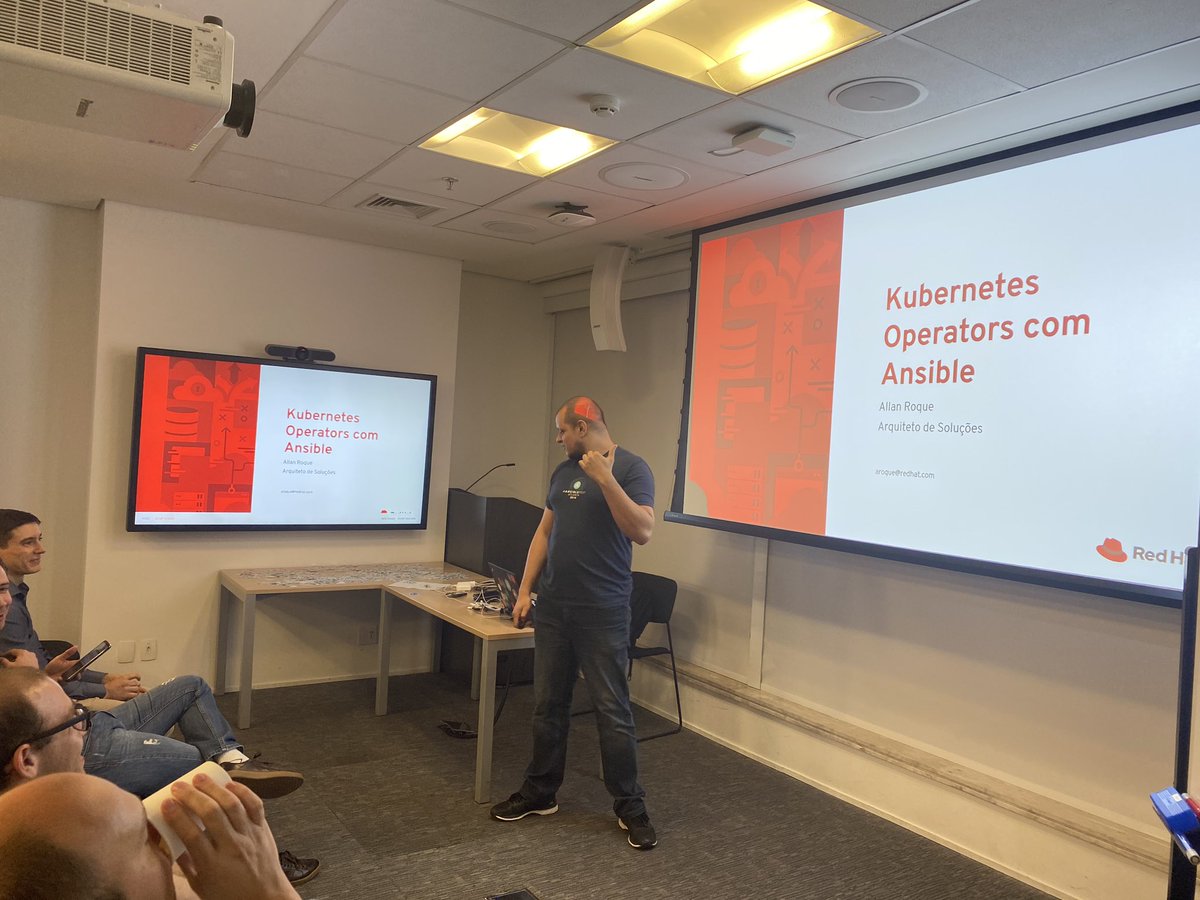 duboc's tweet photo. 14 pizzas! Now it’s time to to learn something about Kubernetes Operators with Ansible! #cncf #cnsp #CloudNativeSP https://t.co/zTHW7vvoeJ