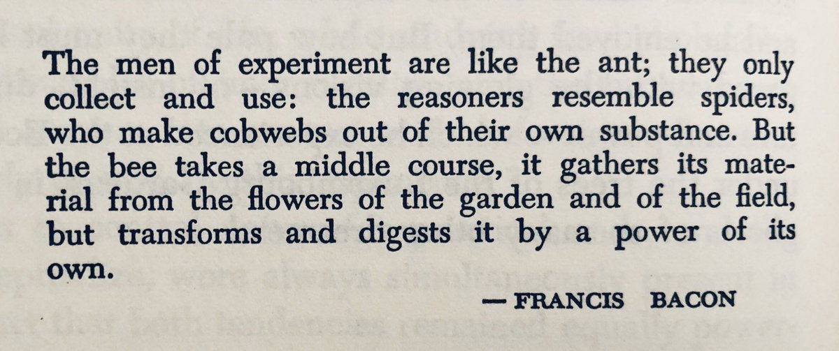 Bacon on the dichotomy between experiment and reason